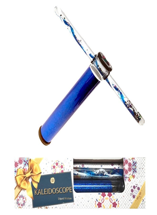 Star Magic Continuous Movement Kaleidoscope,Liquid Motion Glitter Filled Wand Kaleidoscope (9 Inch) in A Gift Box - Image 2